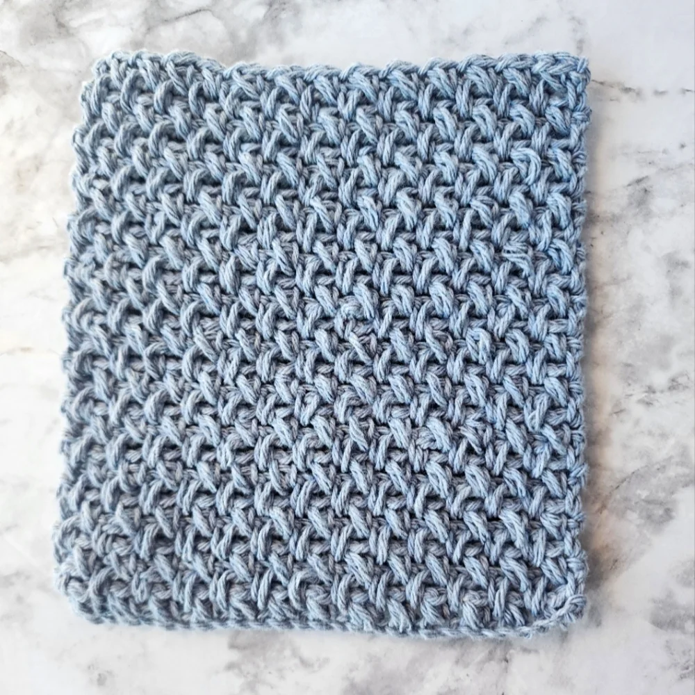 Grey Textured Bath Wash Cloth